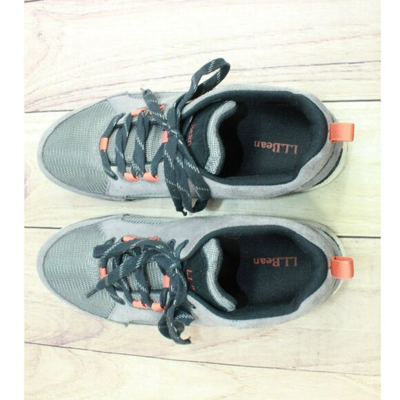 LL Bean Gray Suede Fitness Comfort Cushioned Walking Sneaker Shoes Size 10 M - Picture 8 of 10